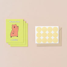 Load image into Gallery viewer, Monolike Day-by-day Card, Story town Ver.2 - Mix 36 Mini Postcards, 36 envelopes, 36 stickers Package