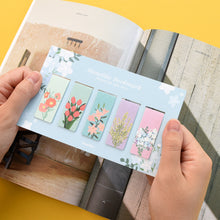 Load image into Gallery viewer, Monolike Magnetic Bookmarks Flower for you Ver.2, Set of 5