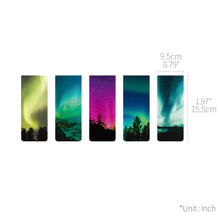 Load image into Gallery viewer, Monolike Magnetic Bookmarks Night sky Ver.2, Set of 5
