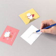 Load image into Gallery viewer, Monolike Day-by-day Card, Gureum's Daily Life ver.2 - Mix 36 Mini Postcards, 36 envelopes, 36 stickers Package