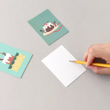 Load image into Gallery viewer, Monolike Day-by-day Card, Winter story Ver.2 - Mix 36 Mini Postcards, 36 envelopes, 36 stickers Package