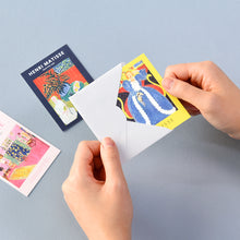Load image into Gallery viewer, Monolike Day-by-day Card, Henri Matisse Painting ver.2 - Mix 36 Mini Postcards, 36 envelopes, 36 stickers Package