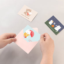 Load image into Gallery viewer, Monolike Day-by-day Card, Gureum's Daily Life ver.2 - Mix 36 Mini Postcards, 36 envelopes, 36 stickers Package