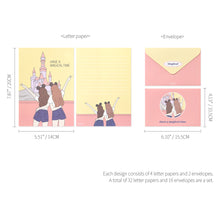 Load image into Gallery viewer, Monolike Fall In Newtro ver.2 Letter Paper and Envelopes Set - 8Type, 32 Letter Paper + 16 Envelopes