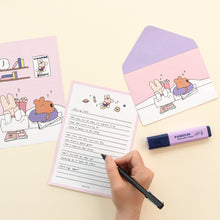 Load image into Gallery viewer, Monolike Happy and Lucky Ver.2 Letter Paper and Envelopes Set - 8Type, 32 Letter Paper + 16 Envelopes