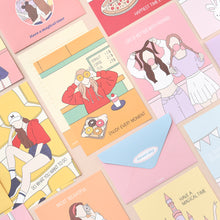 Load image into Gallery viewer, Monolike Fall In Newtro ver.2 Letter Paper and Envelopes Set - 8Type, 32 Letter Paper + 16 Envelopes