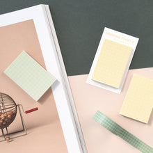 Load image into Gallery viewer, Monolike Smoothie ver.2 Grid Sticky-it - 5p Set Self-Adhesive Memo Pad 50 Sheets