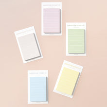 Load image into Gallery viewer, Monolike Smoothie ver.2 Line Sticky-it - 5p Set Self-Adhesive Memo Pad 50 Sheets