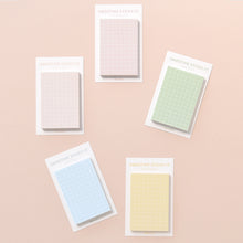 Load image into Gallery viewer, Monolike Smoothie ver.2 Grid Sticky-it - 5p Set Self-Adhesive Memo Pad 50 Sheets