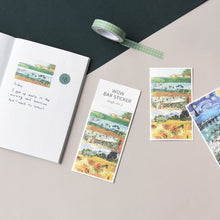 Load image into Gallery viewer, Monolike Wow Bar Sticker Vincent van Gogh set - Mini size cute stickers, square stickers