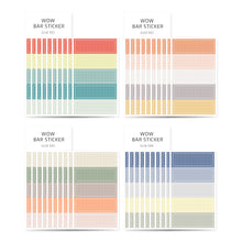 Load image into Gallery viewer, Monolike Wow Bar Sticker Grid A set - Mini size cute stickers, square stickers