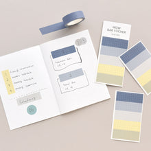 Load image into Gallery viewer, Monolike Wow Bar Sticker Grid A set - Mini size cute stickers, square stickers