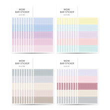 Load image into Gallery viewer, Monolike Wow Bar Sticker Grid B set - Mini size cute stickers, square stickers