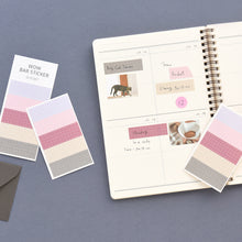 Load image into Gallery viewer, Monolike Wow Bar Sticker Grid B set - Mini size cute stickers, square stickers