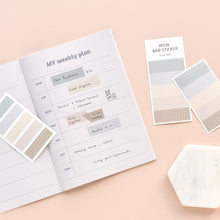 Load image into Gallery viewer, Monolike Wow Bar Sticker Grid B set - Mini size cute stickers, square stickers