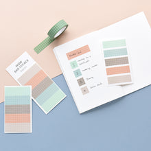 Load image into Gallery viewer, Monolike Wow Bar Sticker Grid C set - Mini size cute stickers, square stickers