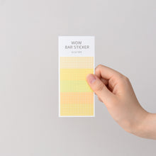 Load image into Gallery viewer, Monolike Wow Bar Sticker Grid C set - Mini size cute stickers, square stickers