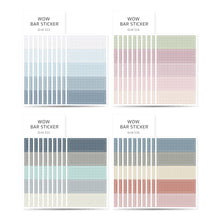 Load image into Gallery viewer, Monolike Wow Bar Sticker Grid D set - Mini size cute stickers, square stickers