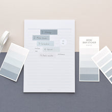 Load image into Gallery viewer, Monolike Wow Bar Sticker Grid D set - Mini size cute stickers, square stickers