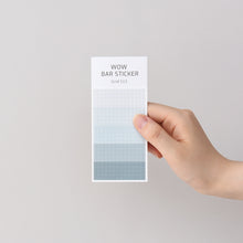 Load image into Gallery viewer, Monolike Wow Bar Sticker Grid D set - Mini size cute stickers, square stickers