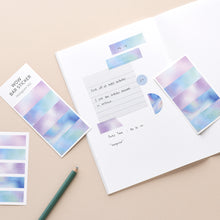 Load image into Gallery viewer, Monolike Wow Bar Sticker Hologram & Glitter set - Mini size cute stickers, square stickers