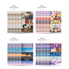 Load image into Gallery viewer, Monolike Wow Bar Sticker Photo A set - Mini size cute stickers, square stickers