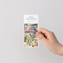 Load image into Gallery viewer, Monolike Wow Bar Sticker Pierre Auguste Renoir set - Mini size cute stickers, square stickers