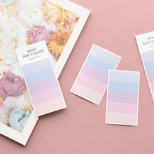 Load image into Gallery viewer, Monolike Wow Bar Sticker Solid B set - Mini size cute stickers, square stickers