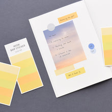 Load image into Gallery viewer, Monolike Wow Bar Sticker Solid C set - Mini size cute stickers, square stickers