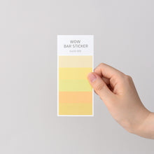 Load image into Gallery viewer, Monolike Wow Bar Sticker Solid C set - Mini size cute stickers, square stickers