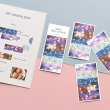 Load image into Gallery viewer, Monolike Wow Bar Sticker Photo A set - Mini size cute stickers, square stickers