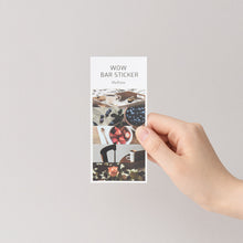 Load image into Gallery viewer, Monolike Wow Bar Sticker Photo A set - Mini size cute stickers, square stickers