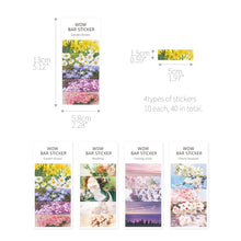 Load image into Gallery viewer, Monolike Wow Bar Sticker Photo B set - Mini size cute stickers, square stickers