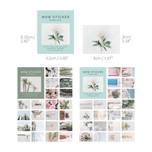 Load image into Gallery viewer, Monolike Wow Sticker Last summer+Break time set - Mini size cute stickers, square stickers