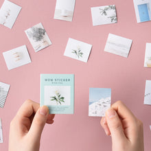 Load image into Gallery viewer, Monolike Wow Sticker Last summer+Break time set - Mini size cute stickers, square stickers
