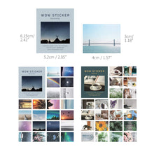 Load image into Gallery viewer, Monolike Wow Sticker Serenity + Mellow set - Mini size cute stickers, square stickers