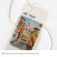 Load image into Gallery viewer, Monolike Seoul Alleyway+Season Hard Bookmark 6P SET - Acryilc bookmarks, Bookclips, Design bookmarks
