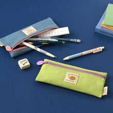 Load image into Gallery viewer, Monolike Unmatched friends Pen Case, Green - Pencil Pouch, Portable Pencil Bag, Pencil Case, Office Pouch case
