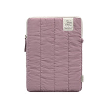 Load image into Gallery viewer, Monolike Archive 247 Cushion Tablet Pouch 11inch, Purple - Padded Protective Sleeve for iPad Pro/Air, Soft Vintage Style Case
