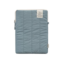 Load image into Gallery viewer, Monolike Archive 247 Cushion Tablet Pouch 11inch, Indie Blue - Padded Protective Sleeve for iPad Pro/Air, Soft Vintage Style Case

