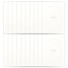 Load image into Gallery viewer, Monolike Paper Photo Frames 4x6 Inch Window, Arch 20 Pack - Cardboard Picture Frame Set with Various Window Shapes for Home Gallery Wall &amp; Desktop Decor
