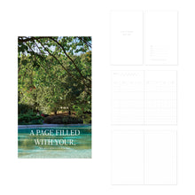Load image into Gallery viewer, Monolike PVC Handy Planner Notebook Capture The Life, Emerald park - Undated 5 Month Planner, Handheld Lay Flat Diary with Clear PVC Pocket Cover for Office
