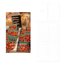 Load image into Gallery viewer, Monolike PVC Handy Planner Notebook Capture The Life, Tomato market - Undated 5 Month Planner, Handheld Lay Flat Diary with Clear PVC Pocket Cover for Office
