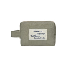 Load image into Gallery viewer, Monolike Archive 247 Handy Pouch, Gray - Small Nylon Pouch, Portable Cosmetic &amp; Toiletry Case, Tech Cable Organizer, Daily Storage Bag
