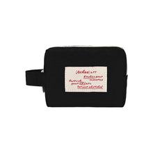 Load image into Gallery viewer, Monolike Archive 247 Handy Pouch, Black - Small Nylon Pouch, Portable Cosmetic &amp; Toiletry Case, Tech Cable Organizer, Daily Storage Bag
