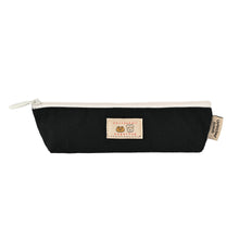 Load image into Gallery viewer, Monolike Unmatched Friends Canoe Pencil Case, Black - Slim Stationery Pouch, Lightweight Pen Organizer, Portable Pencil Bag for Everyday Use
