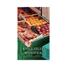Load image into Gallery viewer, Monolike Capture The Life PVC Handy Notebook, Fruit store - Exposed Binding, PVC cover, Academic, Journal, Diary, 160pages

