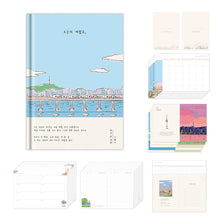 Load image into Gallery viewer, Monolike Seoul : Today&#39;s Season 6-Month Hardcover Diary, Hangang River - Undated Academic Weekly &amp; Monthly Planner
