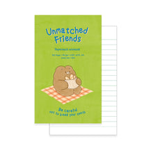 Load image into Gallery viewer, Monolike Unmatched Friends Paperback Line Notebook - 01. Picnic_Design note, Mini note, Simple note, Notebook, 192 Pages, 4.13x6.69
