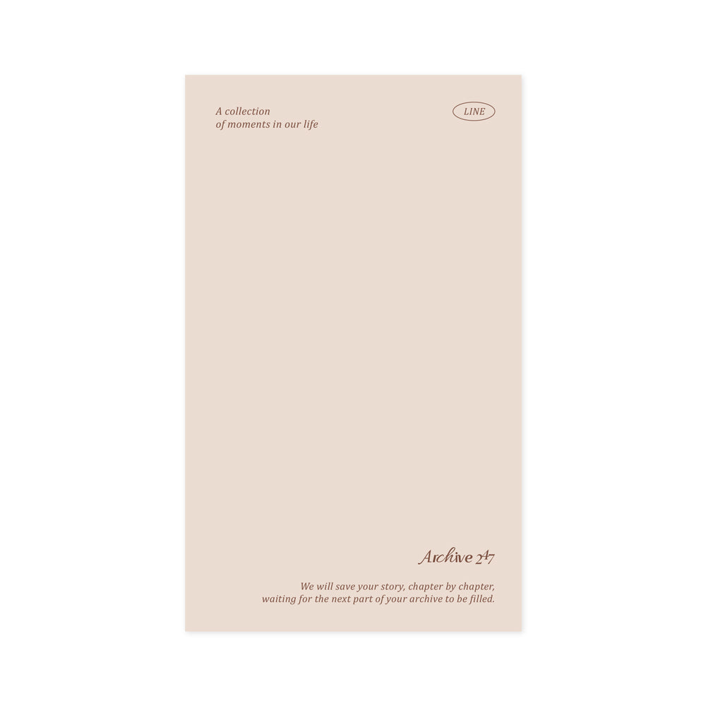 Monolike Archive 247 Solid PVC Handy Notebook, Beige - Exposed Binding, PVC cover, Academic, Journal, Diary, 160pages